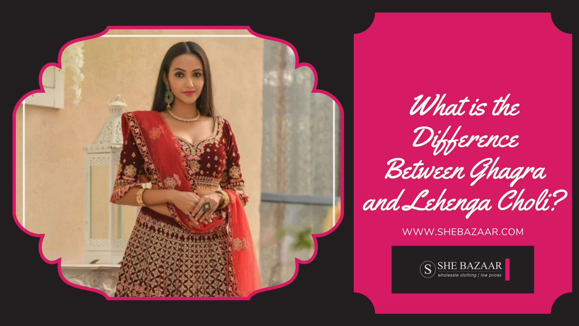 What is the Difference Between Ghagra and Lehenga Choli?